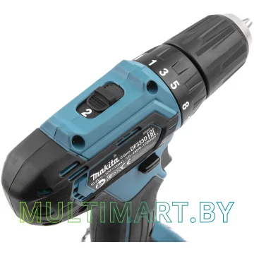 Дрель-шуруповерт Makita DF333DWME (с 2-мя АКБ, кейс) картинка 7
